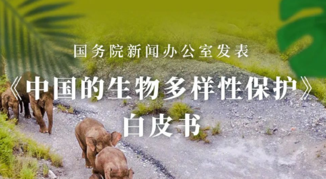 《中国的生物多样性保护》白皮书正式发布